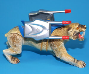 DINO RIDERS ICE AGE SABRE TOOTH TIGER NEAR COMPLETE 1990 TYCO