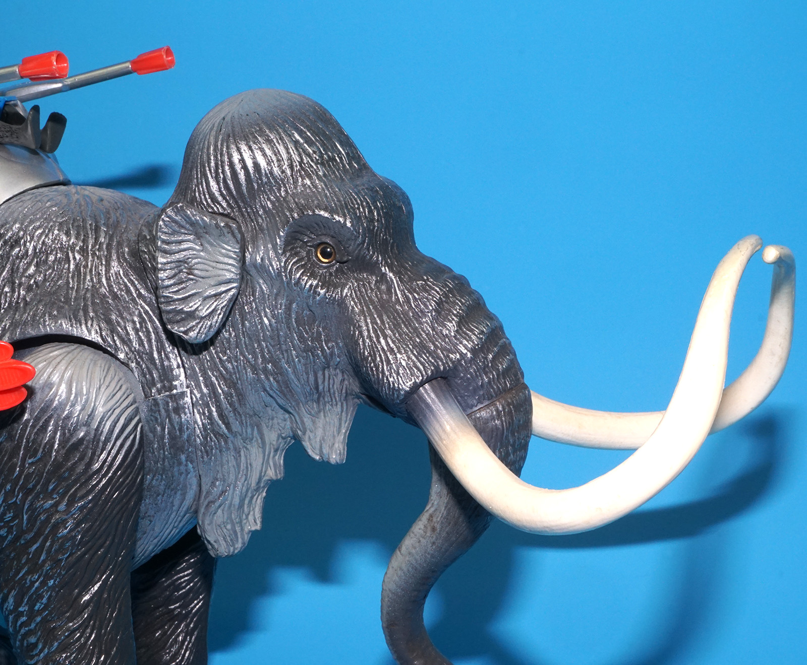 DINO RIDERS ICE AGE WOOLY MAMMOTH & GROM 100% COMPLETE 1990 TYCO WORKS! - Image 4