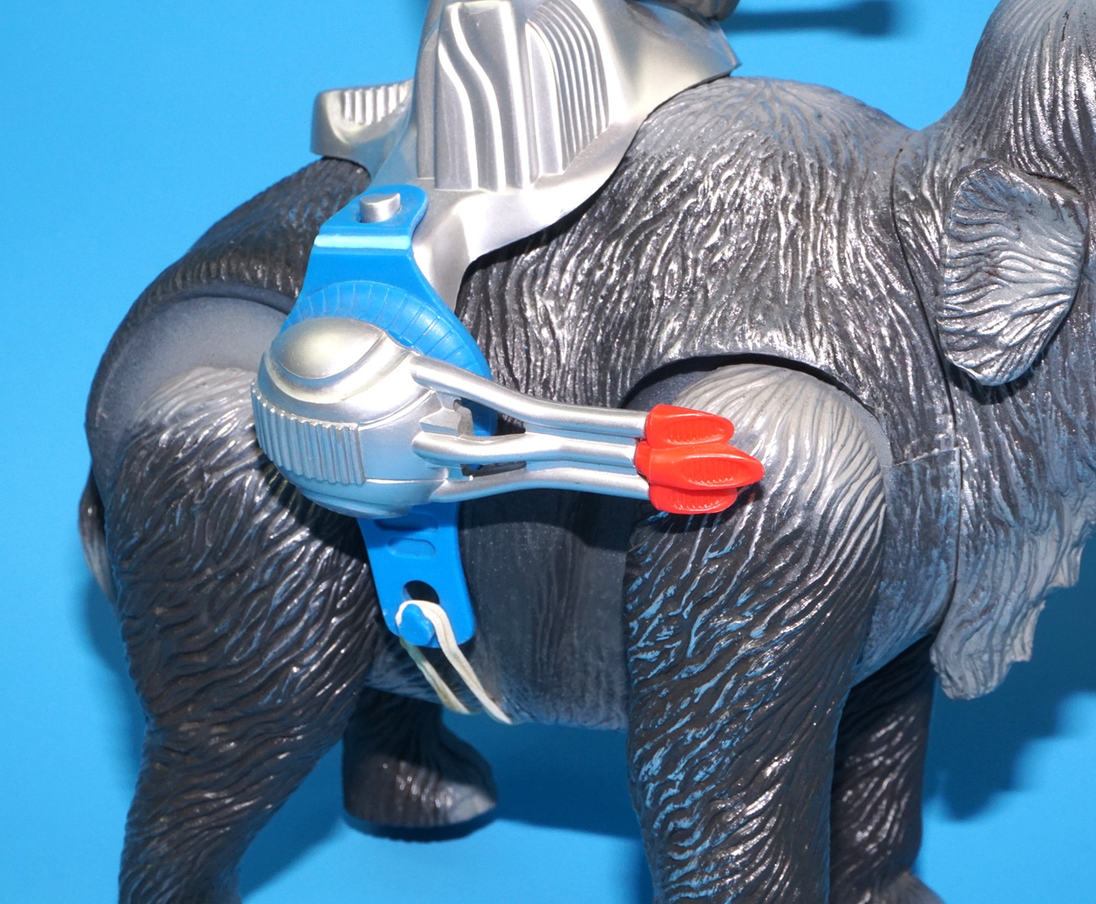 DINO RIDERS ICE AGE WOOLY MAMMOTH & GROM 100% COMPLETE 1990 TYCO WORKS! - Image 6