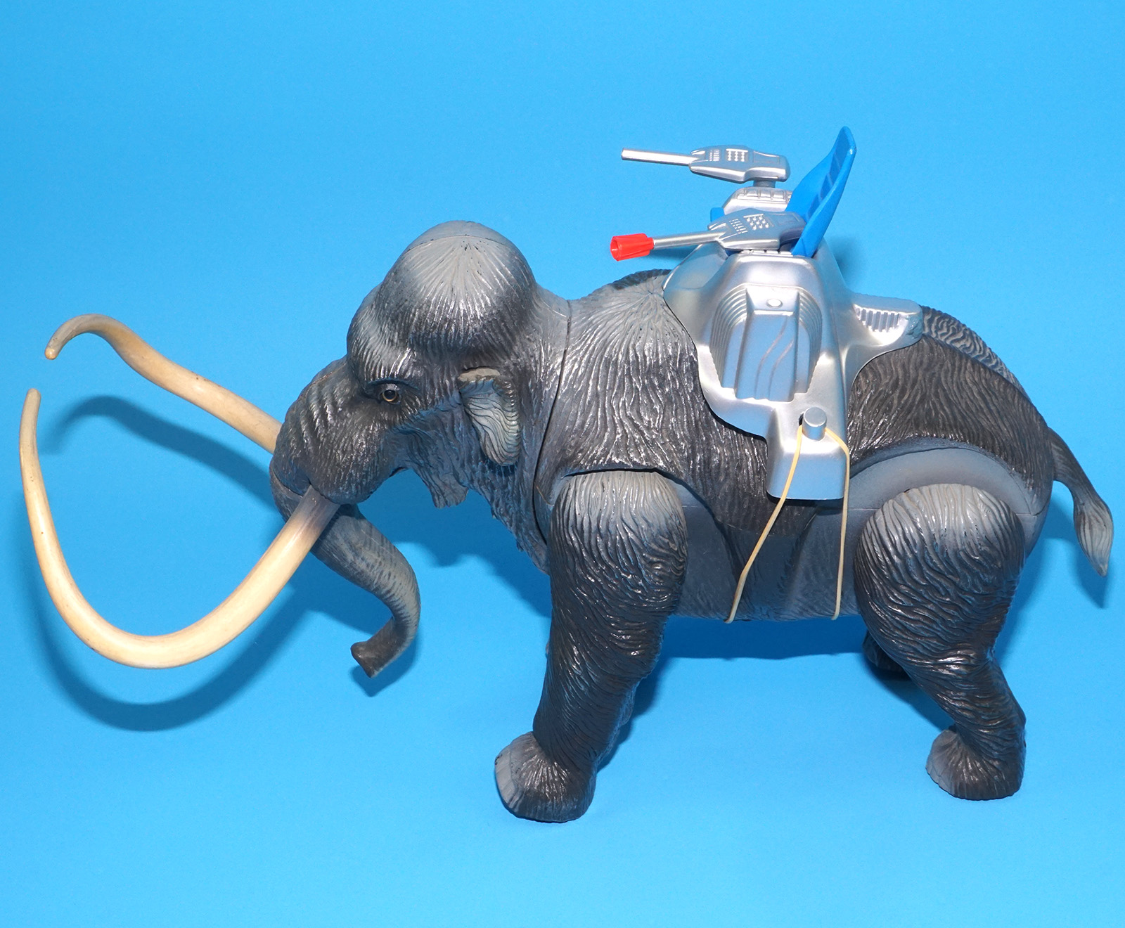 DINO RIDERS ICE AGE WOOLY MAMMOTH NOT COMPLETE 1990 TYCO READ - Image 6