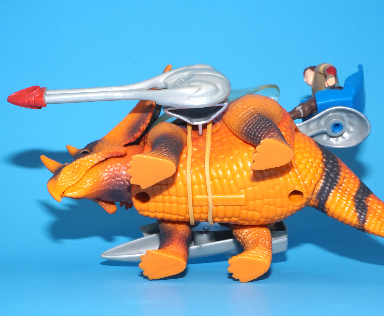 DINO RIDERS SERIES 3 CHASMOSAURUS & LLAVA 100% COMPLETE 1990 TYCO - Image 5