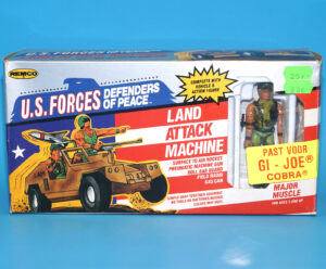 U.S. FORCES DEFENDERS OF PEACE LAND ATTACK MACHINE COMPLETE BOXED MIB US BOX 1987 REMCO TOYS