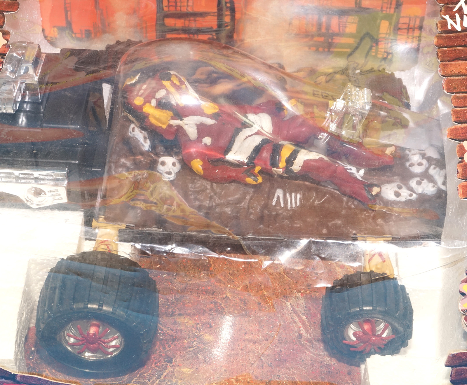 DOOMSTERS BATTERY OP MONSTER CAR MELTDOWN 100% COMPLETE MIB US BOX 1986 VECTOR INTERCONTINENTAL HORROR TOY WORKS! - Image 3