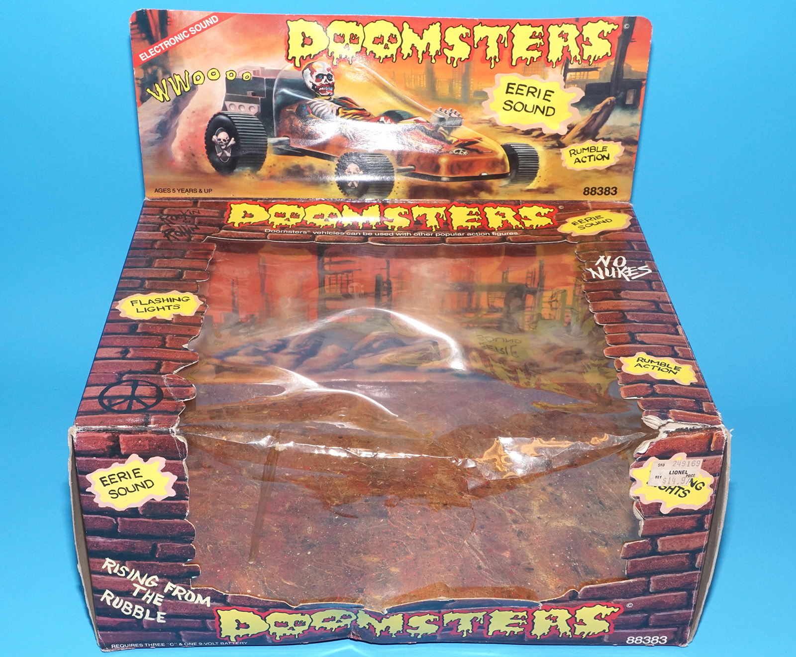 DOOMSTERS BATTERY OP MONSTER CAR MELTDOWN 100% COMPLETE MIB US BOX 1986 VECTOR INTERCONTINENTAL HORROR TOY WORKS! - Image 15
