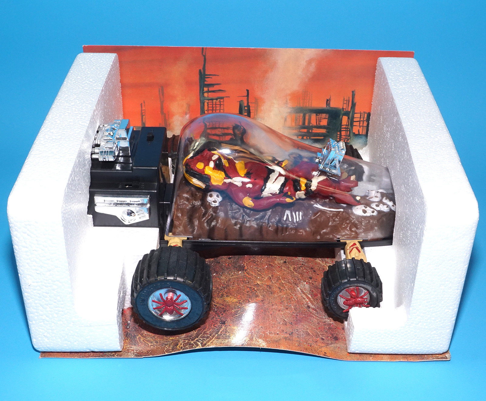 DOOMSTERS BATTERY OP MONSTER CAR MELTDOWN 100% COMPLETE MIB US BOX 1986 VECTOR INTERCONTINENTAL HORROR TOY WORKS! - Image 16