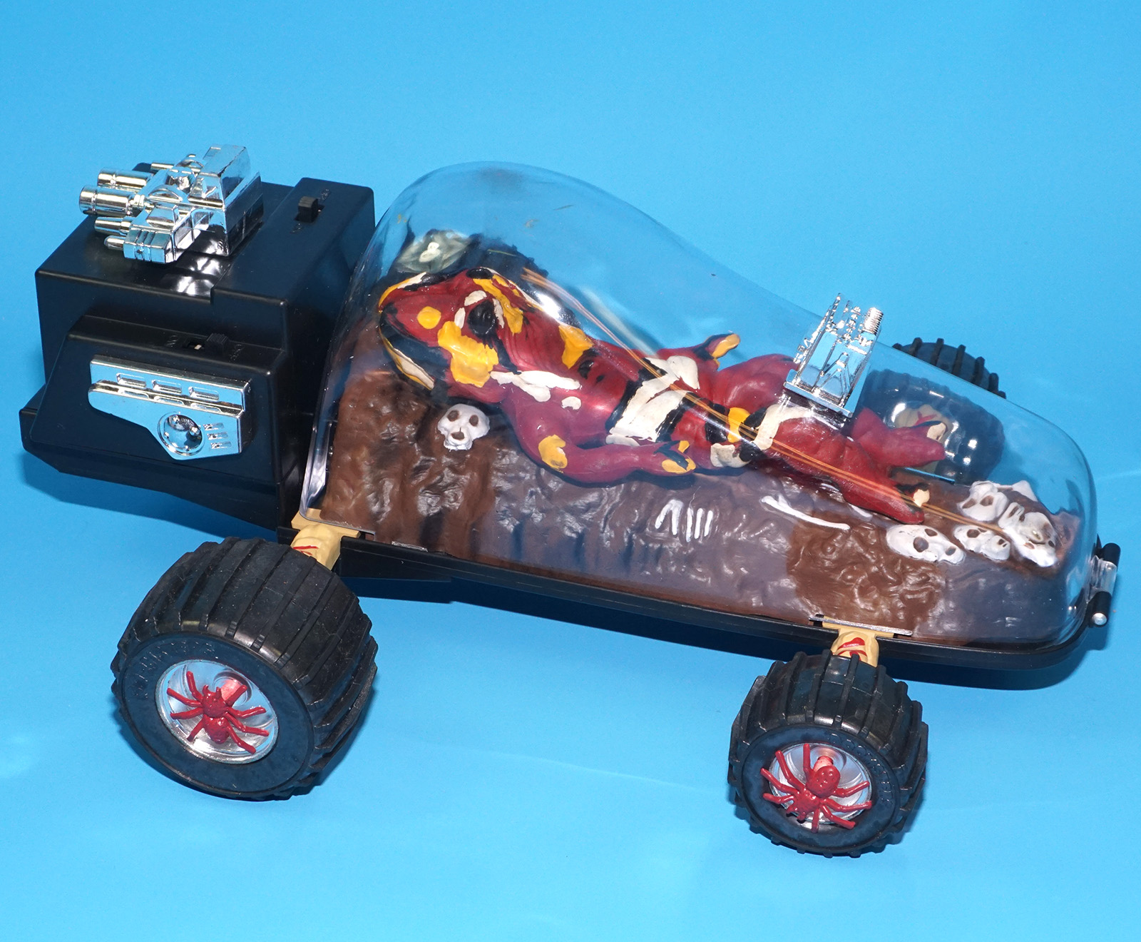DOOMSTERS BATTERY OP MONSTER CAR MELTDOWN 100% COMPLETE MIB US BOX 1986 VECTOR INTERCONTINENTAL HORROR TOY WORKS! - Image 18