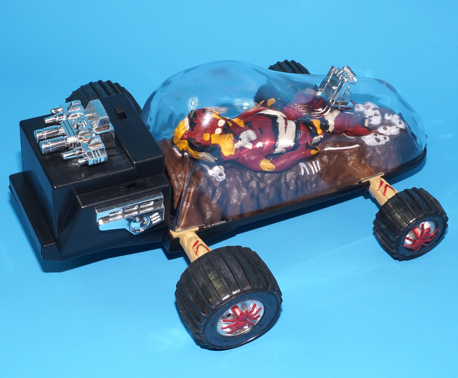 DOOMSTERS BATTERY OP MONSTER CAR MELTDOWN 100% COMPLETE MIB US BOX 1986 VECTOR INTERCONTINENTAL HORROR TOY WORKS! - Image 26