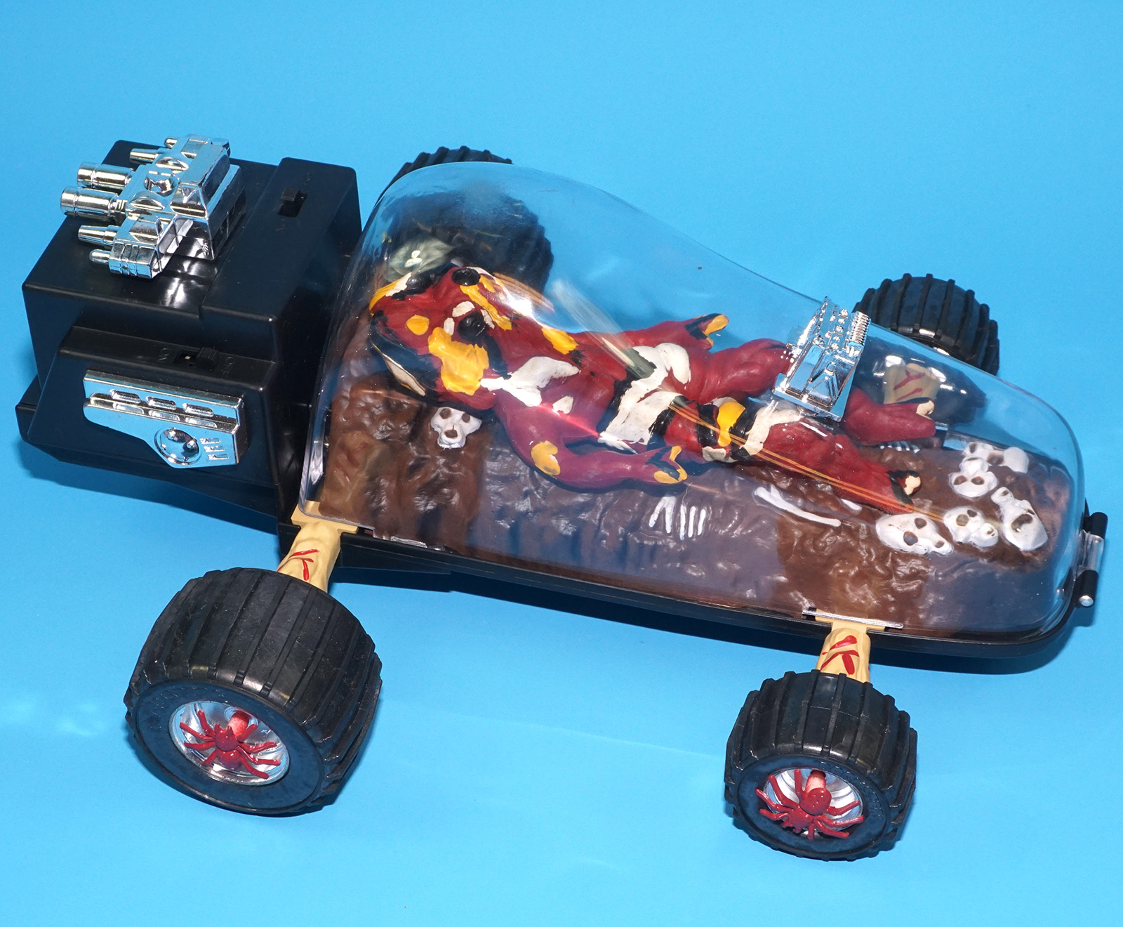DOOMSTERS BATTERY OP MONSTER CAR MELTDOWN 100% COMPLETE MIB US BOX 1986 VECTOR INTERCONTINENTAL HORROR TOY WORKS! - Image 27