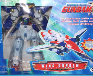 MOBILE SUIT GUNDAM WING DELUXE TRANSFORMING TOY COMPLETE BOXED MIB EURO BOX 1995 BANDAI GIGI ITALY
