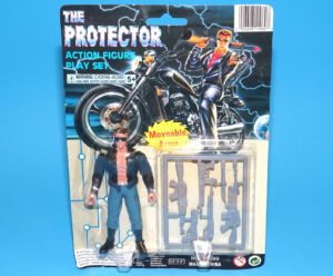 THE PROTECTOR ACTION FIGURE PLAY SET MOC MOSC EURO CARD TERMINATOR KO 1997 GIFTOYS CHINA BOOTLEG