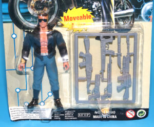 THE PROTECTOR ACTION FIGURE PLAY SET MOC MOSC EURO CARD TERMINATOR KO 1997 GIFTOYS CHINA BOOTLEG