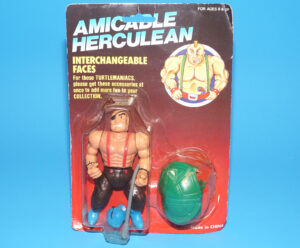 AMICABLE HERCULEAN ACTION FIGURE MOC MOSC 1992 CHINA BOOTLEG TMNT MOTU KO READ