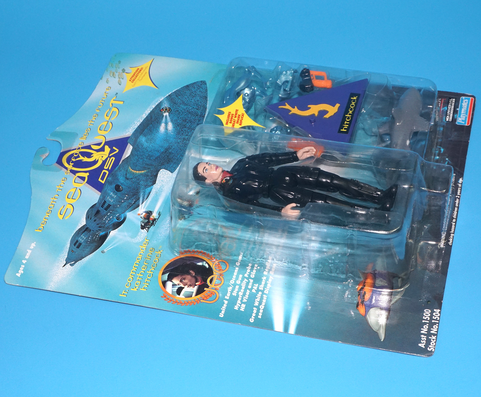 SEA QUEST DS LT COMMANDER KATHERINE HITCHCOCK MOC MOSC 1993 PLAYMATES - Image 3