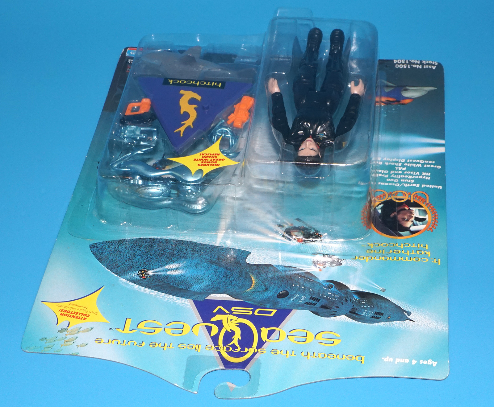 SEA QUEST DS LT COMMANDER KATHERINE HITCHCOCK MOC MOSC 1993 PLAYMATES - Image 4