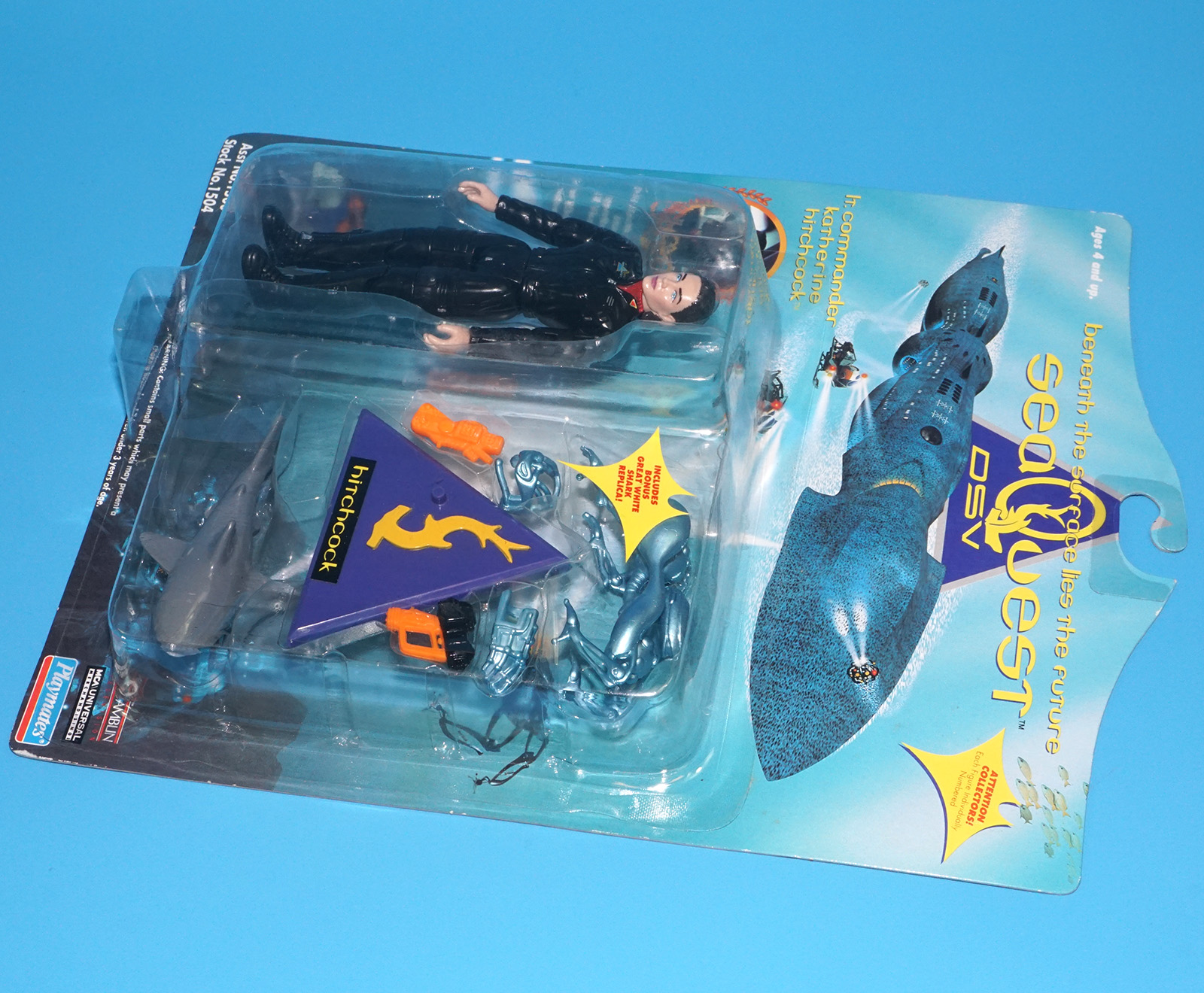 SEA QUEST DS LT COMMANDER KATHERINE HITCHCOCK MOC MOSC 1993 PLAYMATES - Image 5