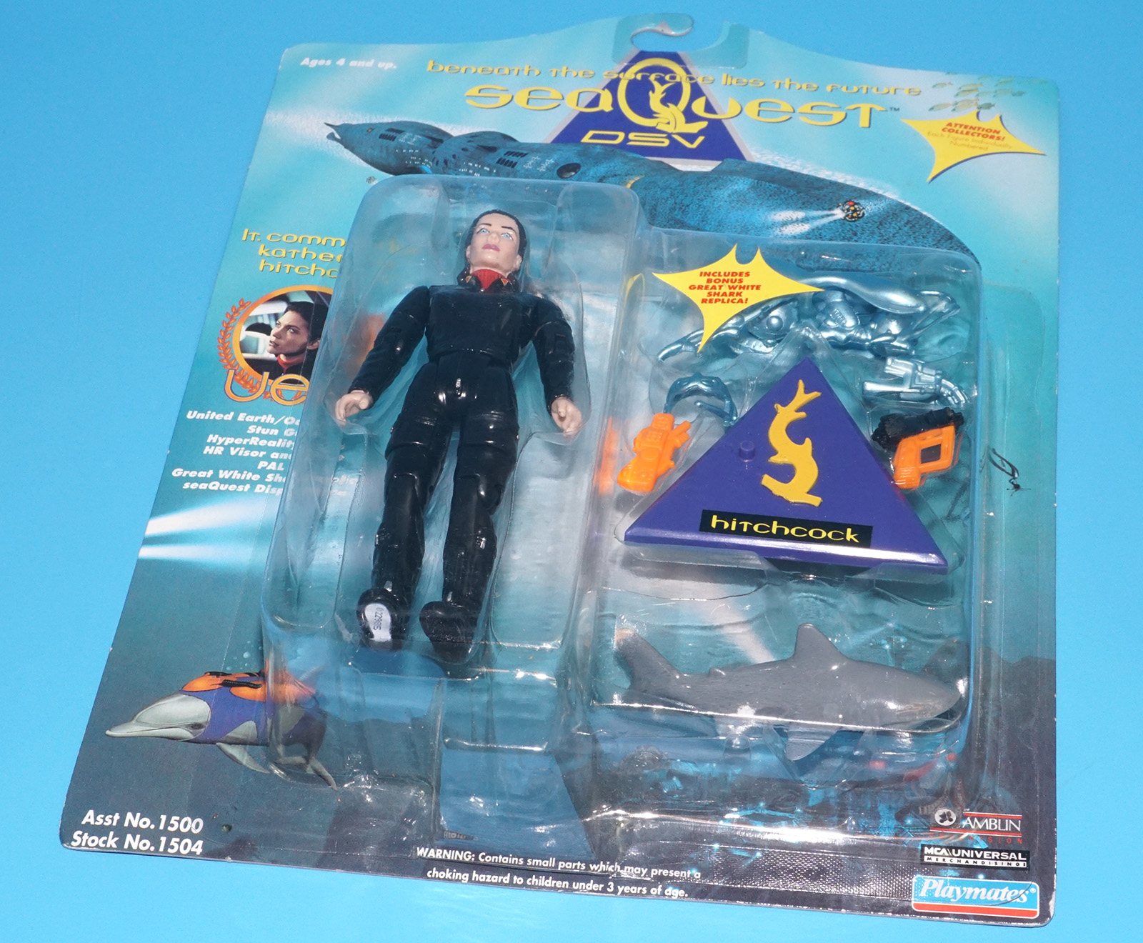 SEA QUEST DS LT COMMANDER KATHERINE HITCHCOCK MOC MOSC 1993 PLAYMATES - Image 6