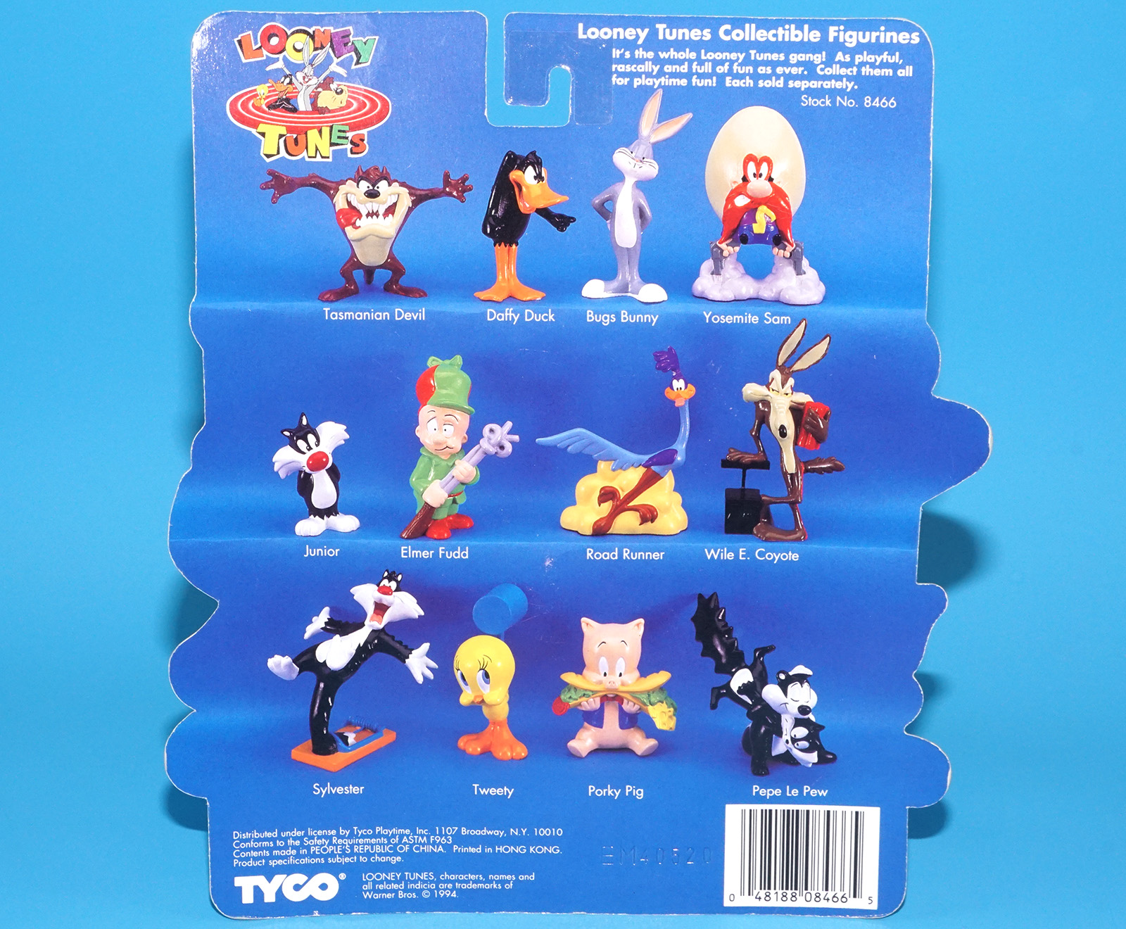 LOONEY TUNES COLLECTIBLE FIGURINES DAFFY DUCK MOC MOSC US CARD 1994 TYCO - Image 7