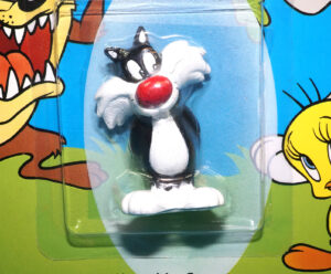 LOONEY TUNES COLLECTIBLE FIGURINES SYLVESTER JR. MOC MOSC US CARD 1994 TYCO