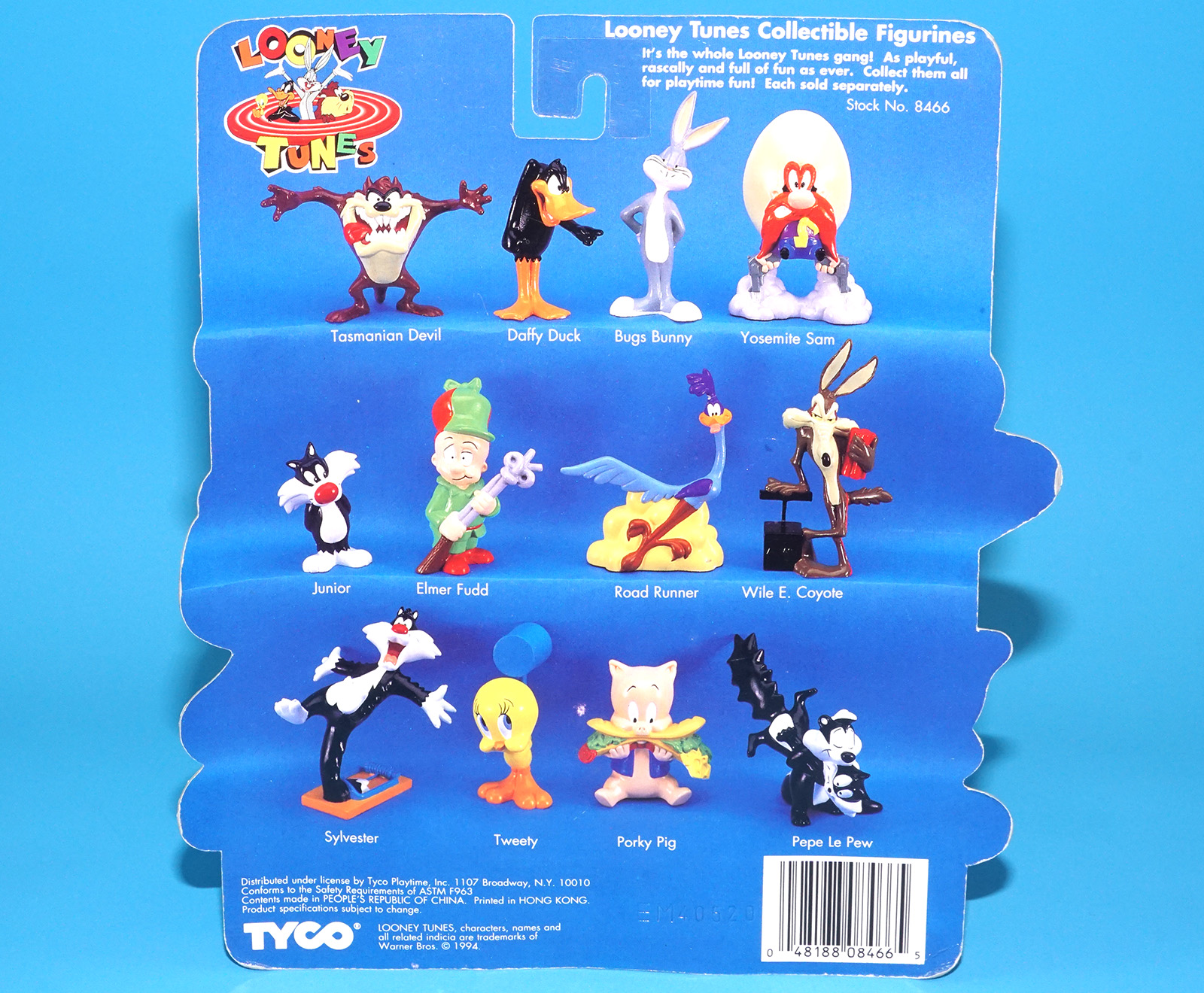 LOONEY TUNES COLLECTIBLE FIGURINES SYLVESTER JR. MOC MOSC US CARD 1994 TYCO - Image 7