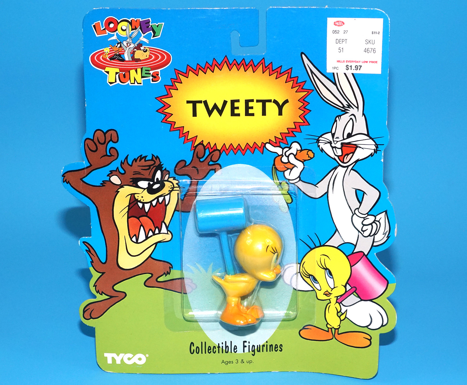 LOONEY TUNES COLLECTIBLE FIGURINES TWEETY MOC MOSC US CARD 1994 TYCO - Image 3