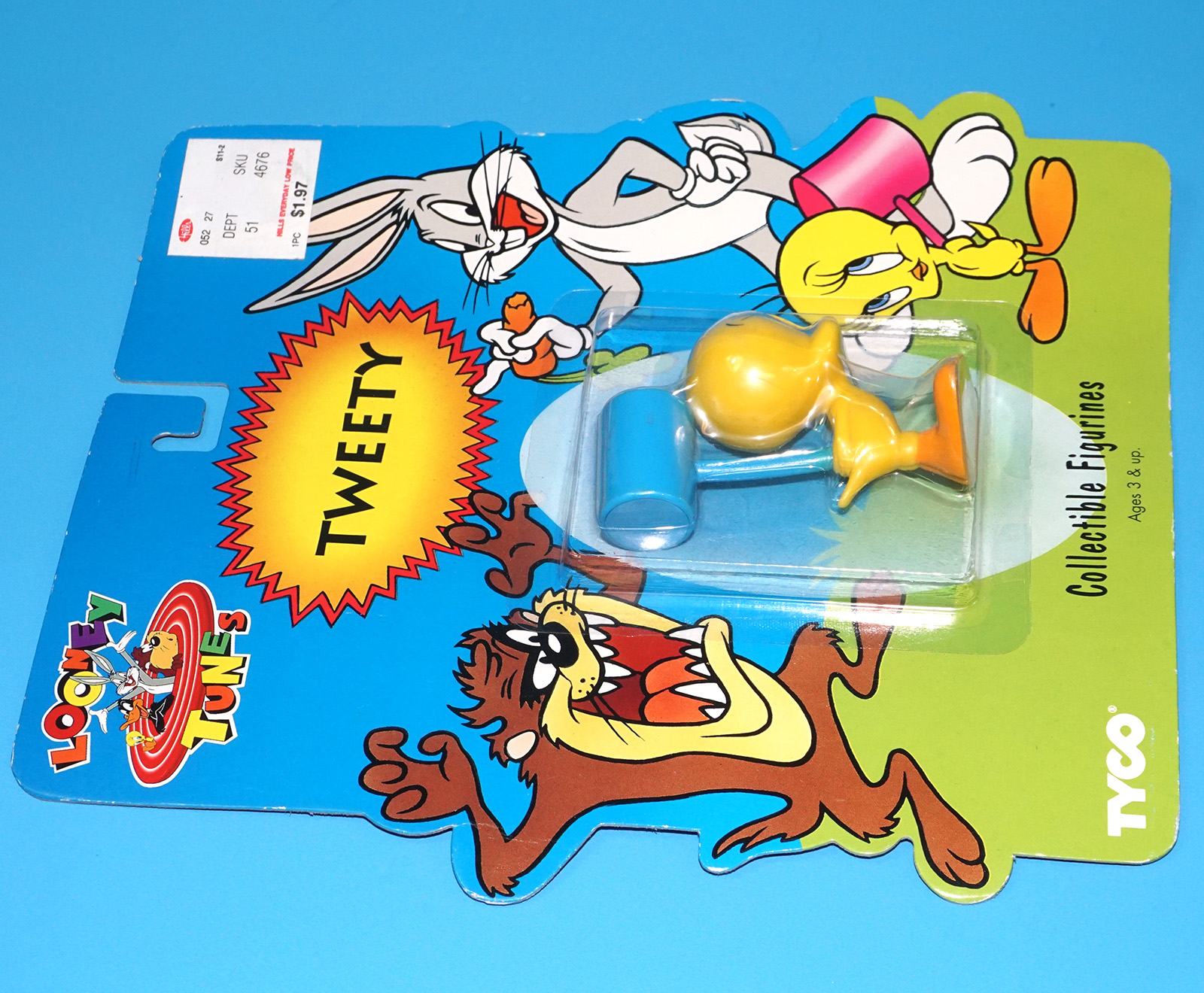 LOONEY TUNES COLLECTIBLE FIGURINES TWEETY MOC MOSC US CARD 1994 TYCO - Image 4