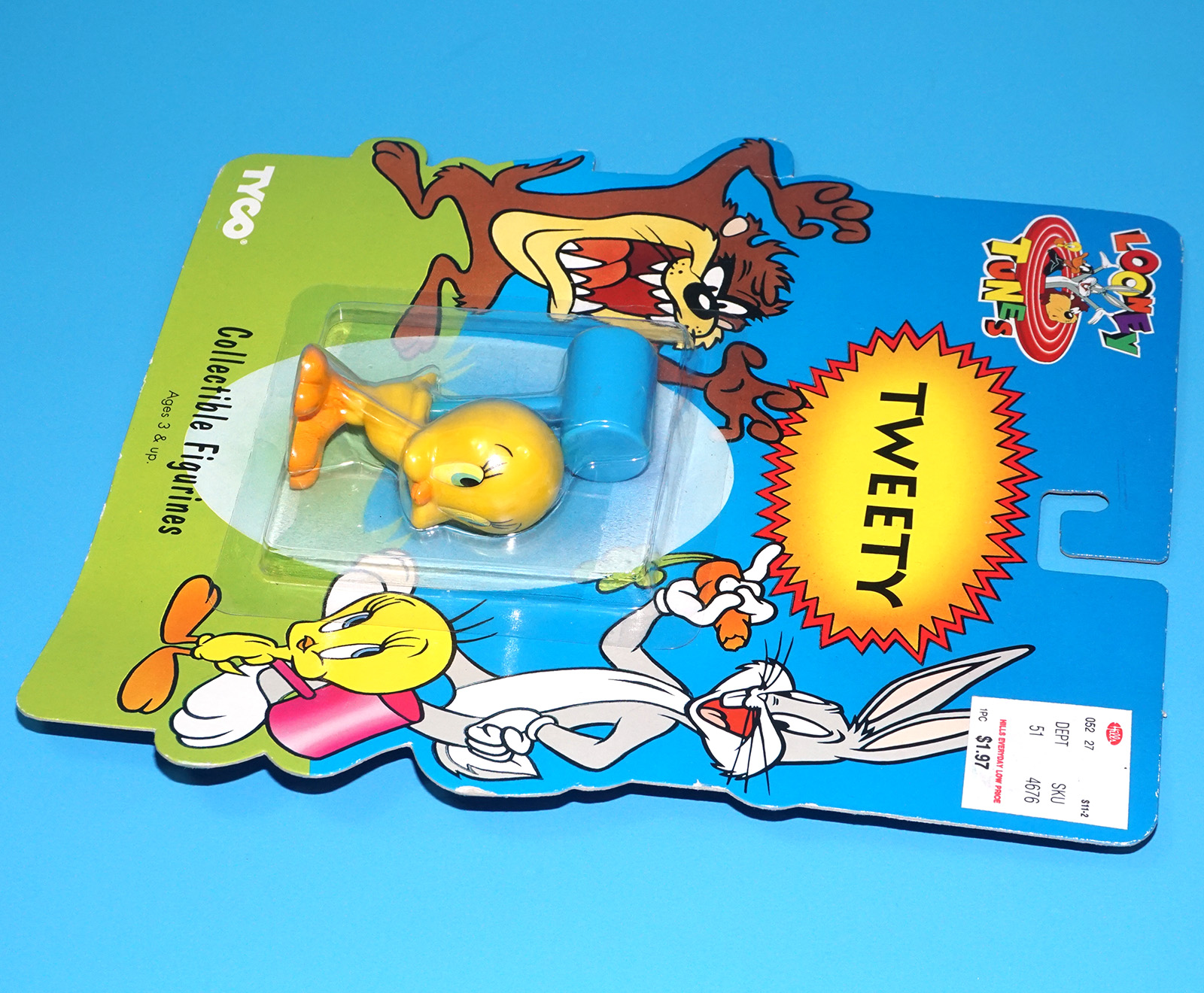 LOONEY TUNES COLLECTIBLE FIGURINES TWEETY MOC MOSC US CARD 1994 TYCO - Image 6