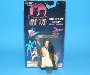BATMAN THE ADVENTURES OF BATMAN & ROBIN SQUEEZE LIGHT TWO-FACE MOC MOSC 1994 JANEX CORPORATION