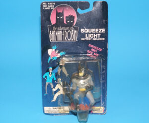 BATMAN THE ADVENTURES OF BATMAN & ROBIN SQUEEZE LIGHT MOC MOSC 1994 JANEX CORPORATION READ