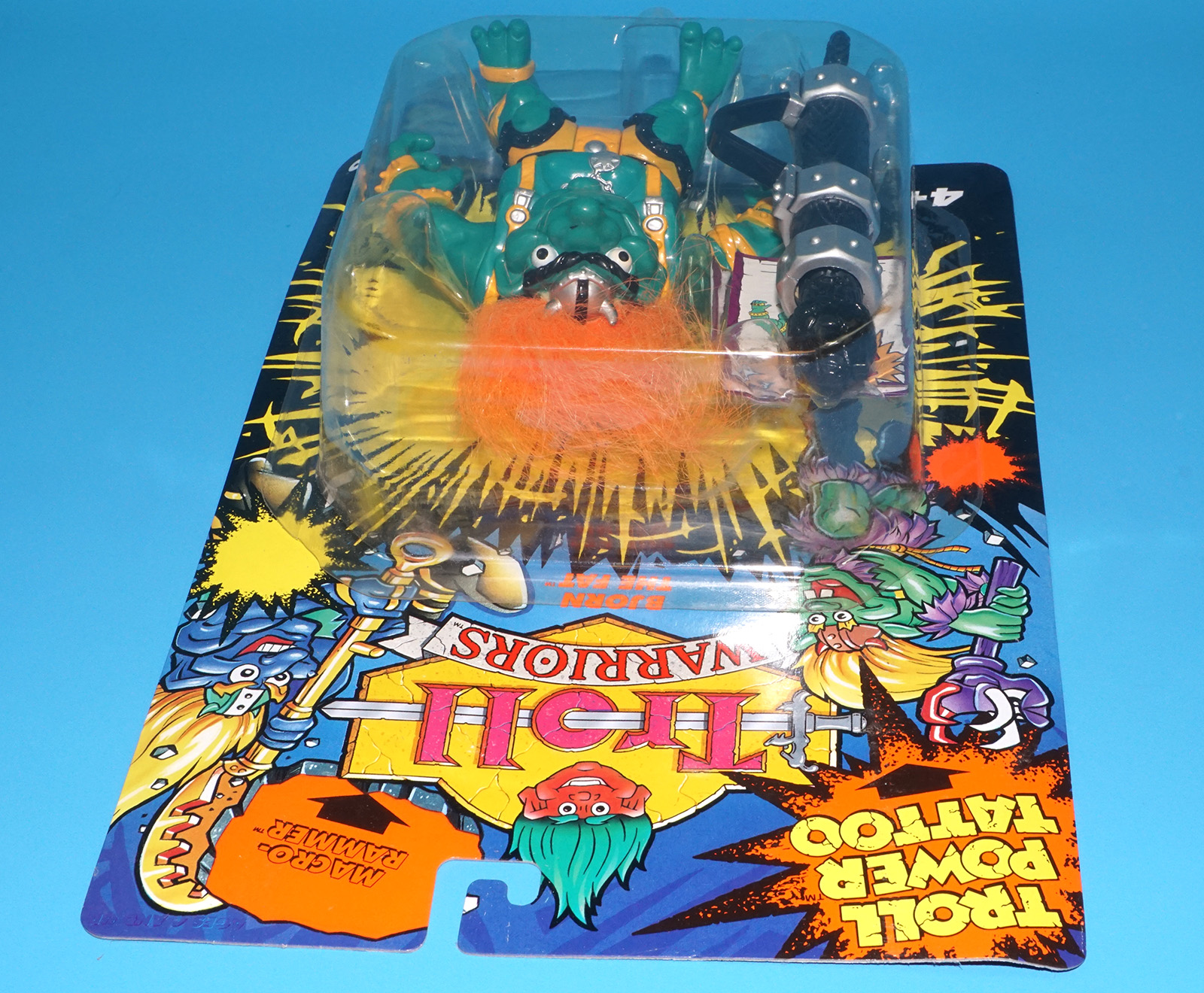 TROLL WARRIORS BJORN THE FAT MOC MOSC EURO CARD 1993 TYCO - Image 4