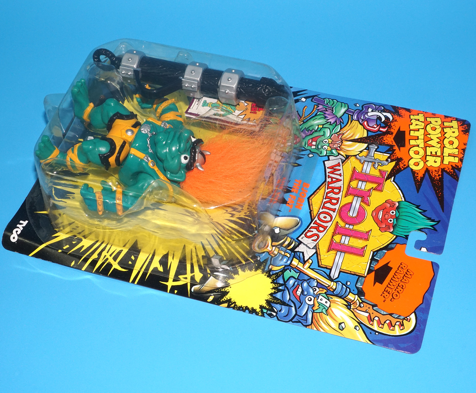 TROLL WARRIORS BJORN THE FAT MOC MOSC EURO CARD 1993 TYCO - Image 5