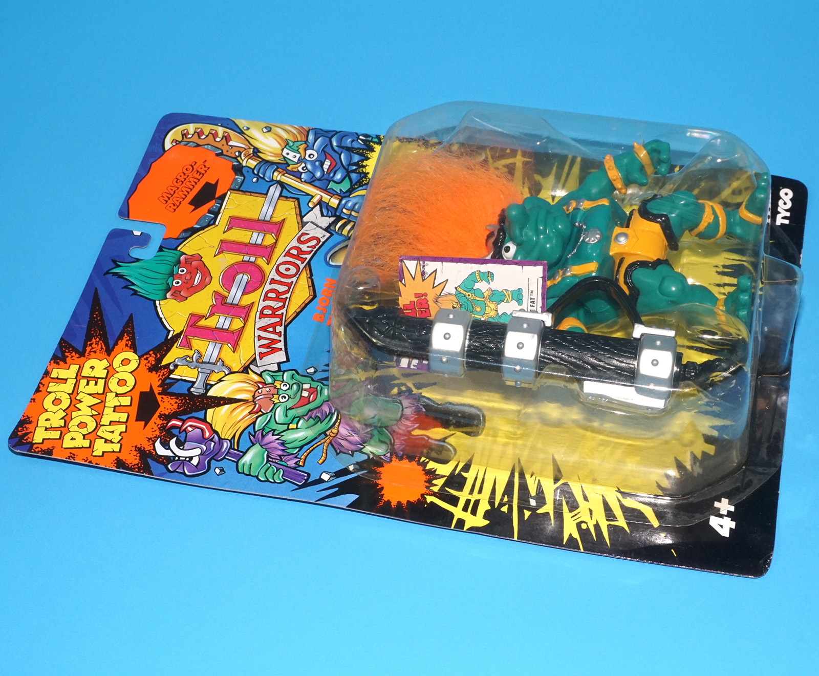 TROLL WARRIORS BJORN THE FAT MOC MOSC EURO CARD 1993 TYCO - Image 3