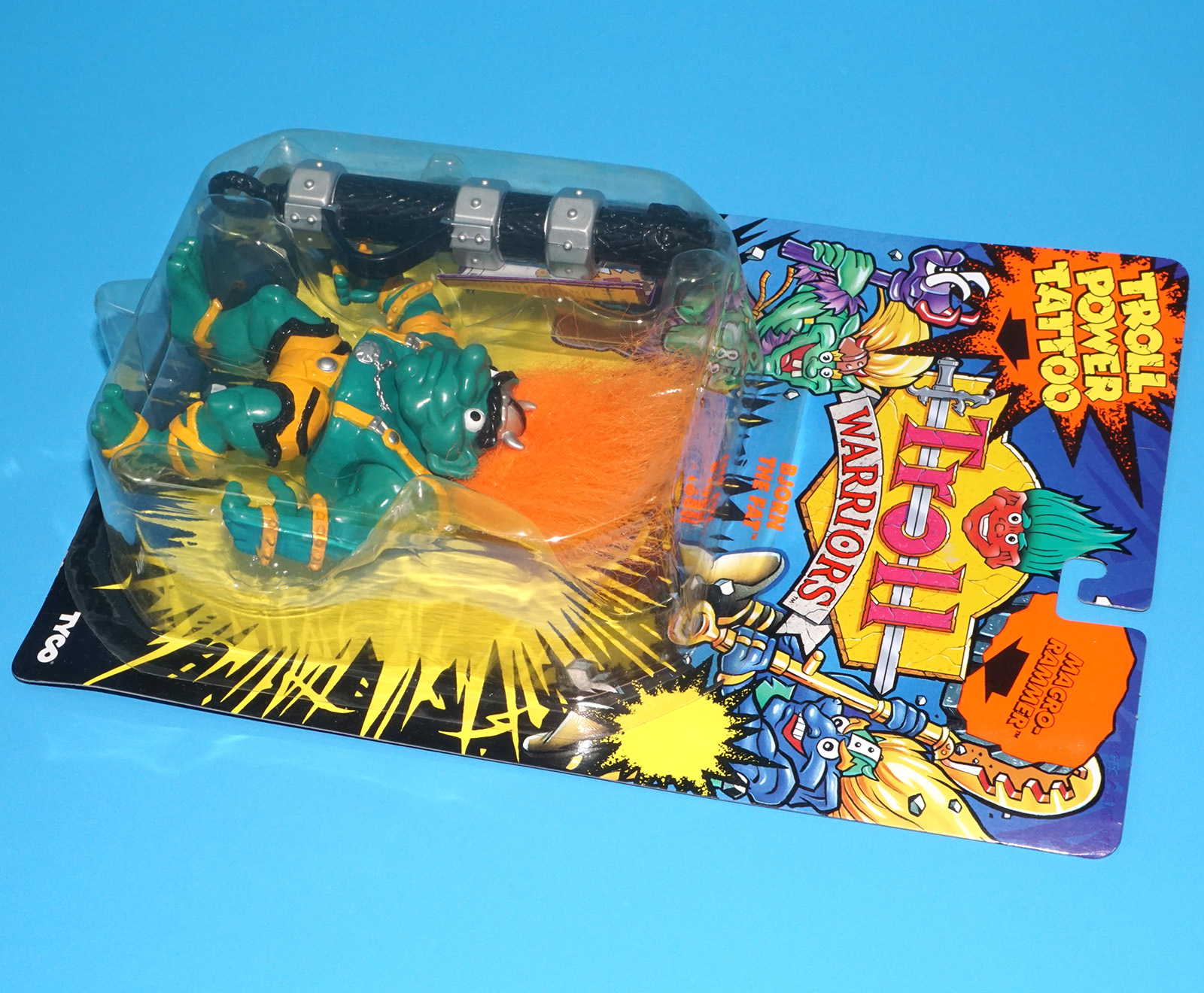TROLL WARRIORS BJORN THE FAT MOC MOSC EURO CARD 1993 TYCO - Image 5