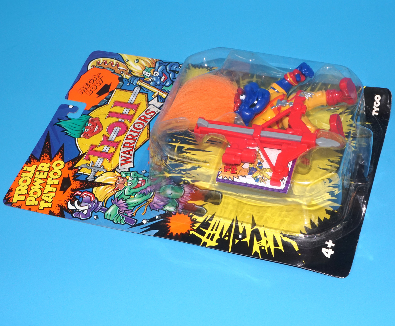 TROLL WARRIORS EYERICK THE MARKSMAN MOC MOSC EURO CARD 1993 TYCO - Image 3