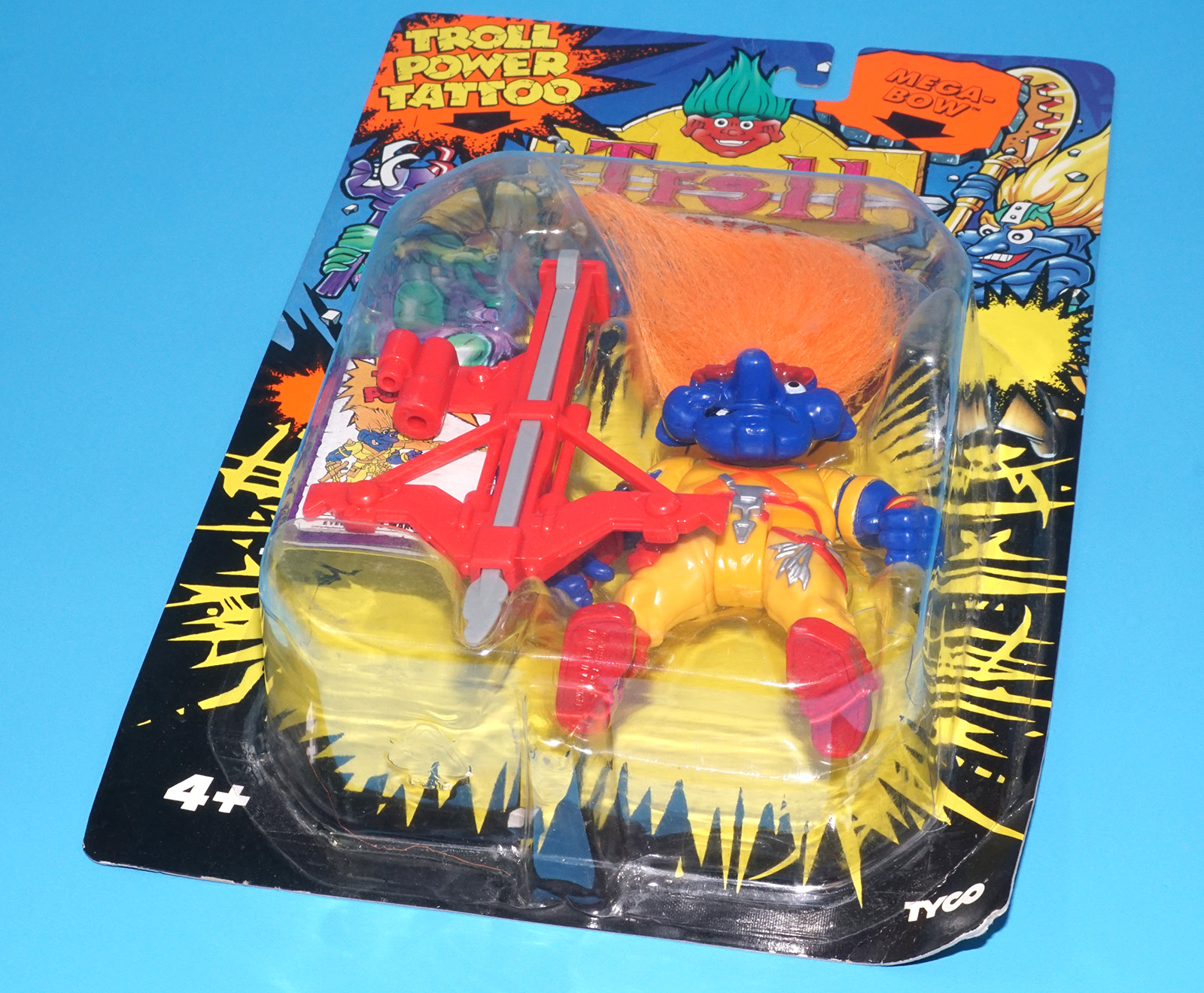 TROLL WARRIORS EYERICK THE MARKSMAN MOC MOSC EURO CARD 1993 TYCO - Image 6