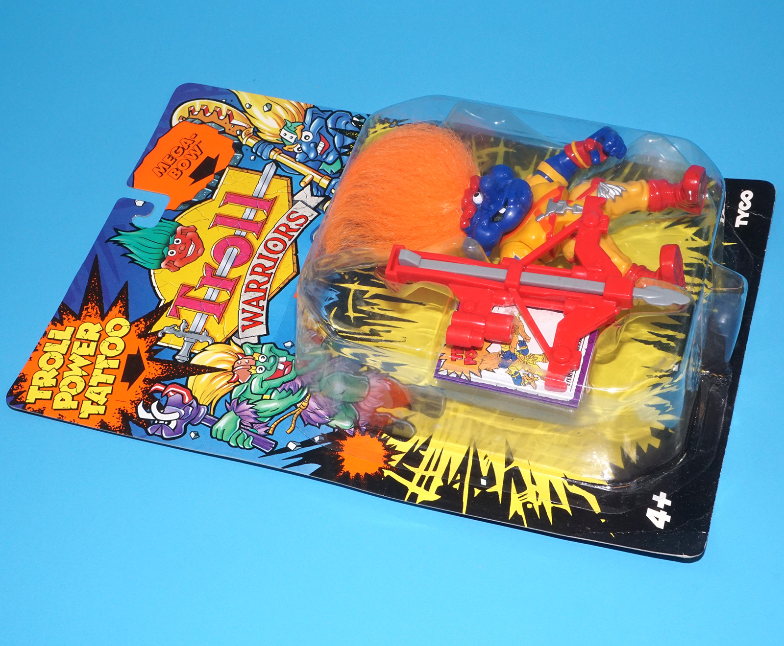 TROLL WARRIORS EYERICK THE MARKSMAN MOC MOSC EURO CARD 1993 TYCO - Image 3