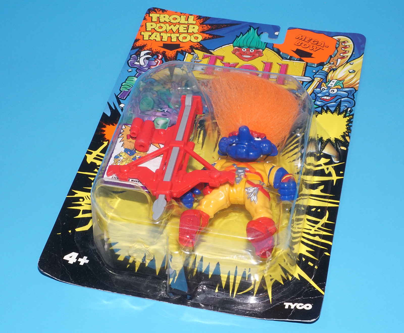TROLL WARRIORS EYERICK THE MARKSMAN MOC MOSC EURO CARD 1993 TYCO - Image 6