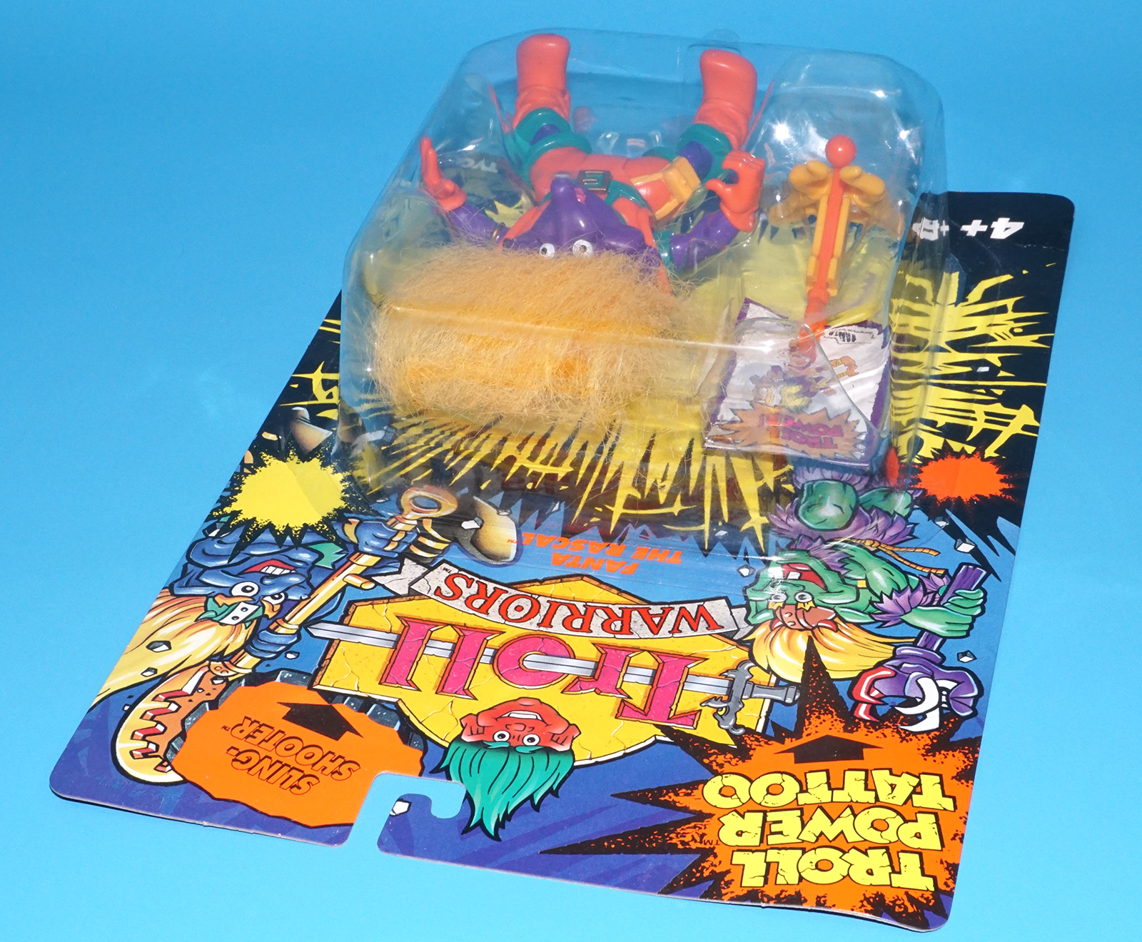 TROLL WARRIORS FANTA THE RASCAL MOC MOSC EURO CARD 1993 TYCO - Image 4