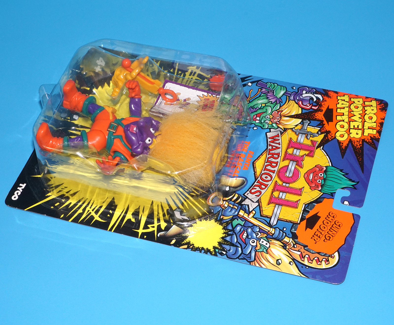TROLL WARRIORS FANTA THE RASCAL MOC MOSC EURO CARD 1993 TYCO - Image 5
