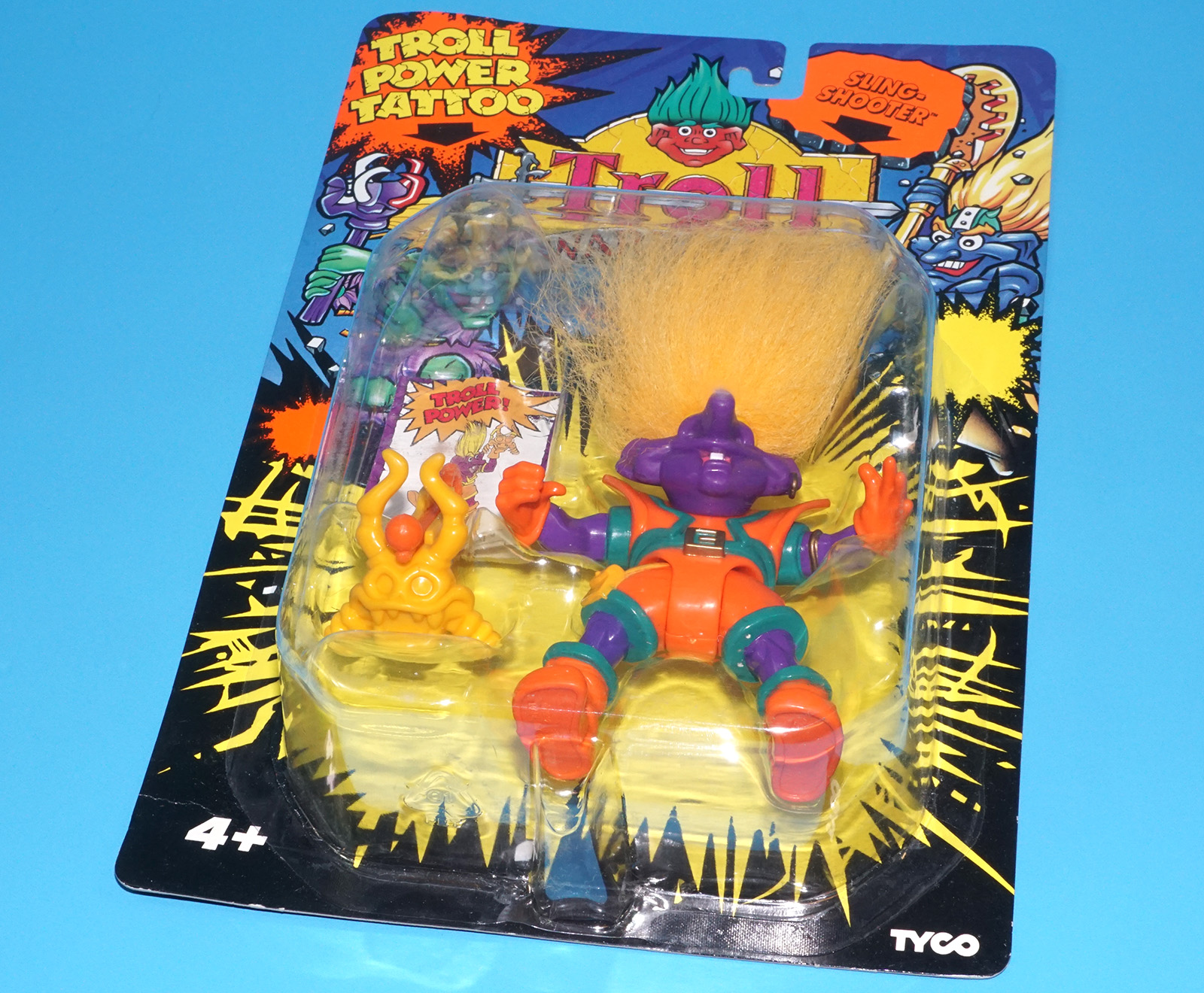 TROLL WARRIORS FANTA THE RASCAL MOC MOSC EURO CARD 1993 TYCO - Image 6