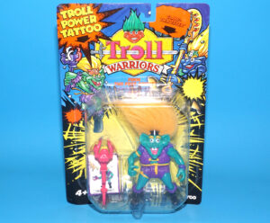 TROLL WARRIORS FINN THE FREE SPIRIT MOC MOSC EURO CARD 1993 TYCO