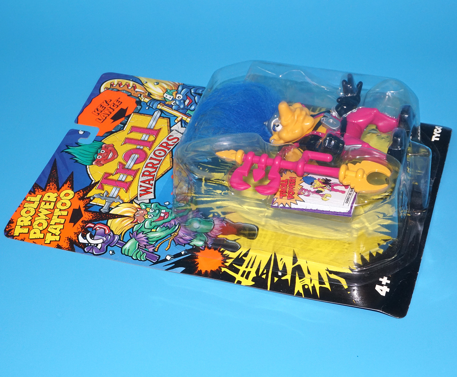 TROLL WARRIORS GORKO THE GATEKEEPER MOC MOSC EURO CARD 1993 TYCO - Image 3