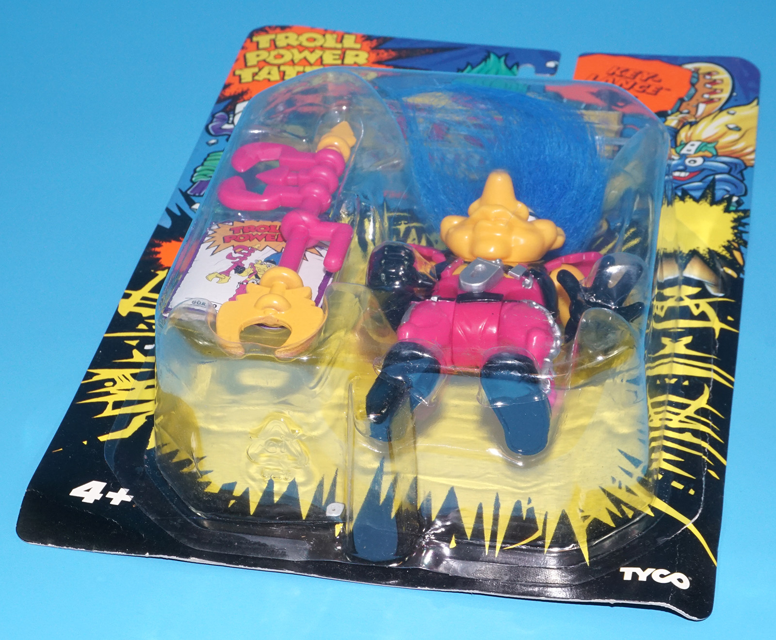 TROLL WARRIORS GORKO THE GATEKEEPER MOC MOSC EURO CARD 1993 TYCO - Image 6