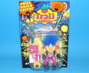 TROLL WARRIORS GORKO THE GATEKEEPER MOC MOSC EURO CARD 1993 TYCO