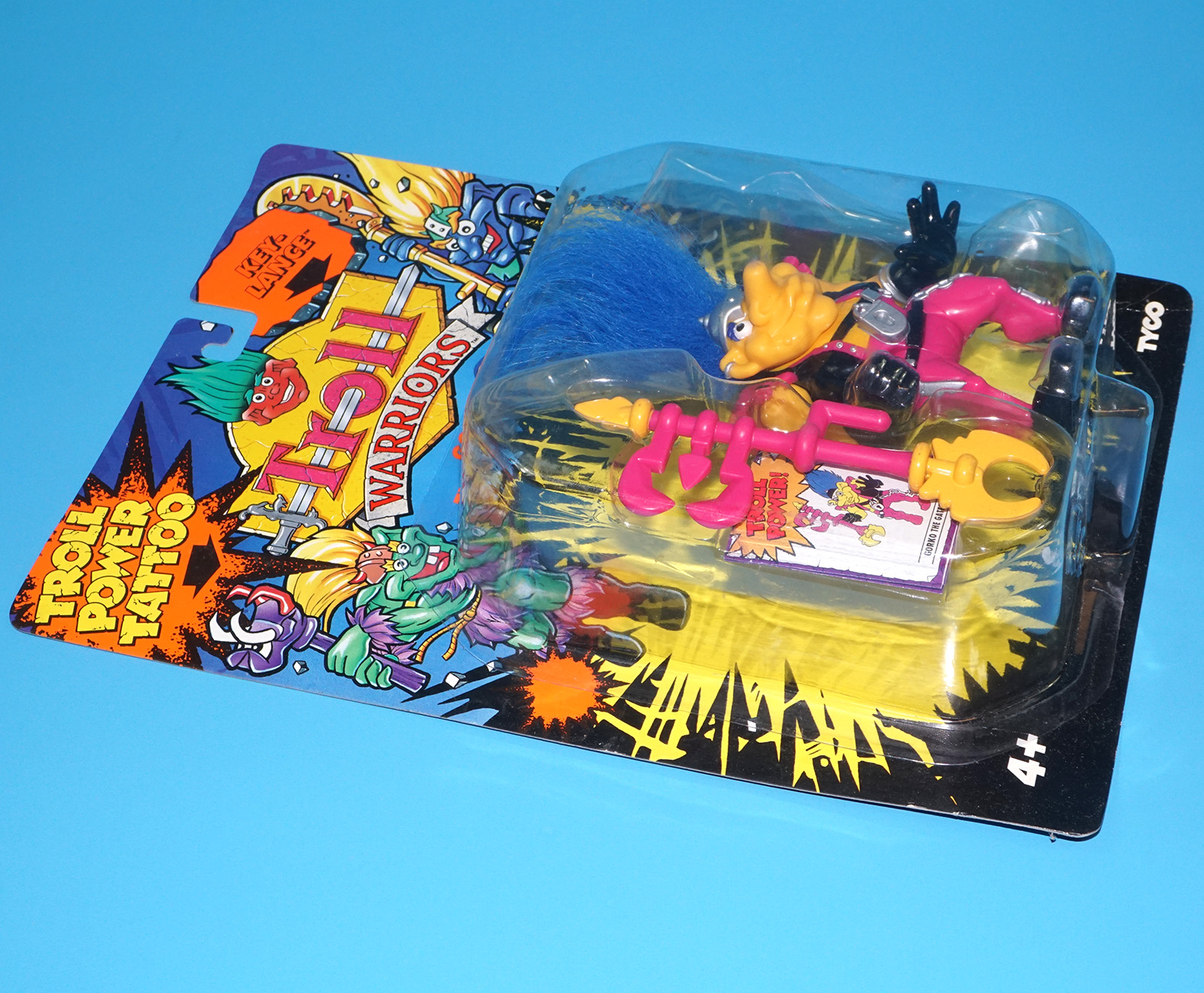 TROLL WARRIORS GORKO THE GATEKEEPER MOC MOSC EURO CARD 1993 TYCO - Image 3