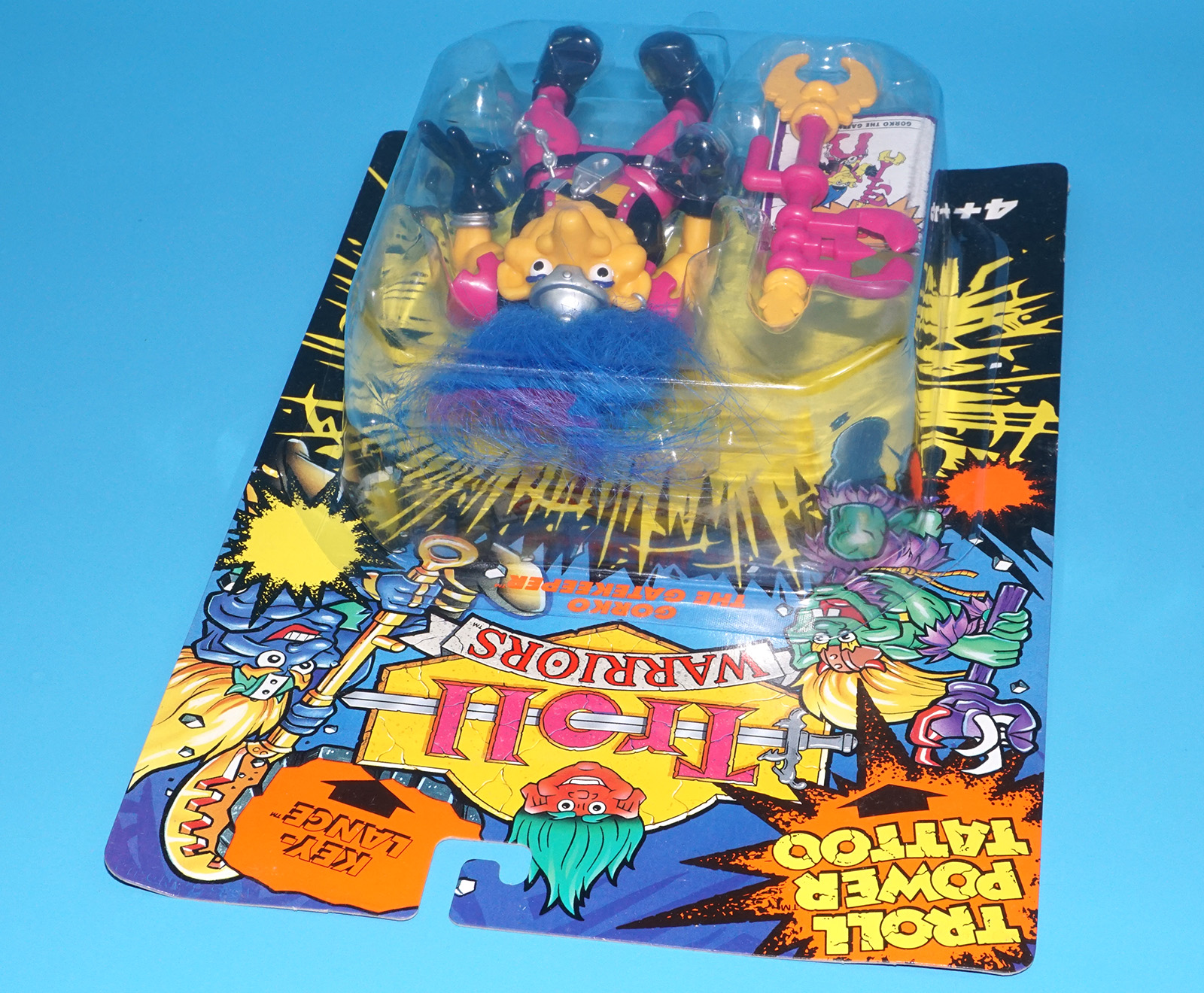 TROLL WARRIORS GORKO THE GATEKEEPER MOC MOSC EURO CARD 1993 TYCO - Image 4