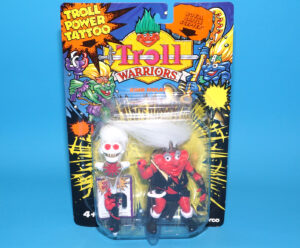 TROLL WARRIORS KING NOLAF MOC MOSC EURO CARD 1993 TYCO