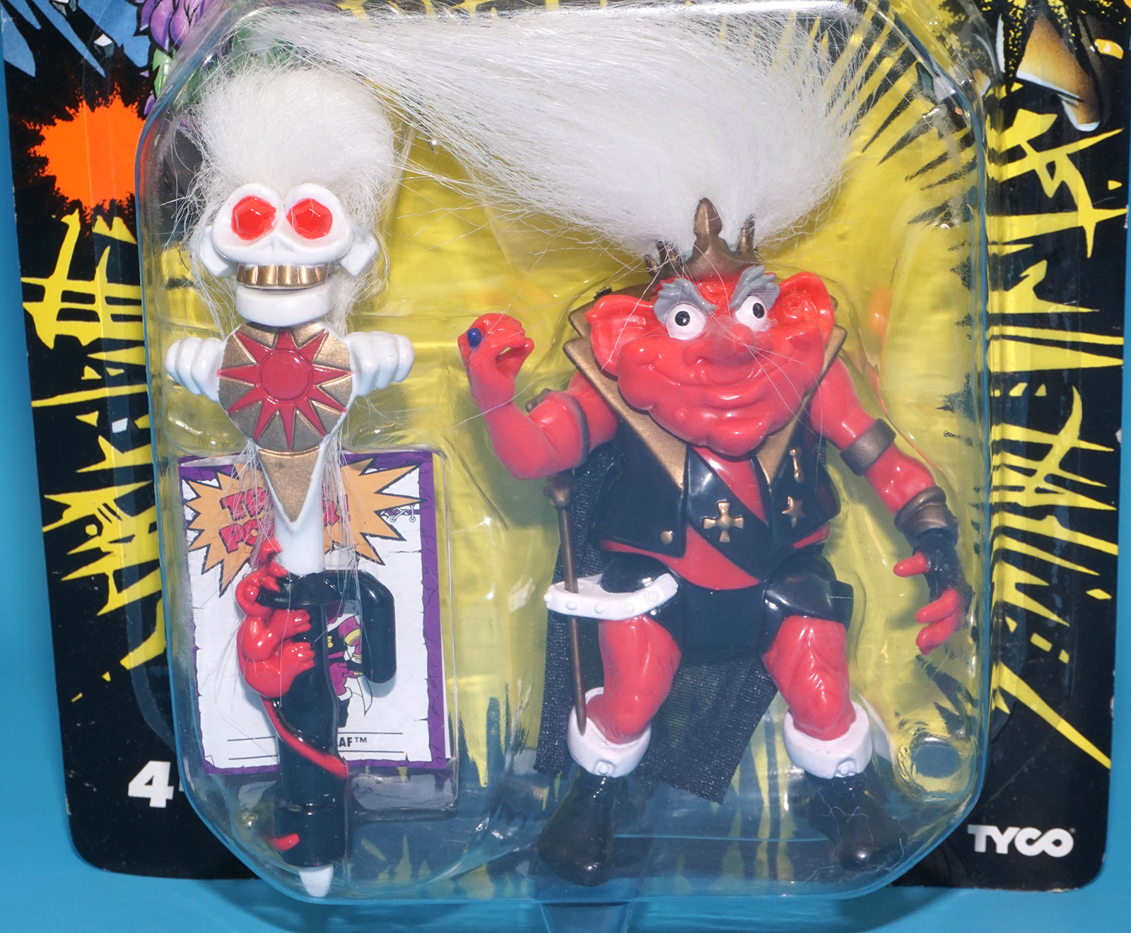 TROLL WARRIORS KING NOLAF MOC MOSC EURO CARD 1993 TYCO - Image 2