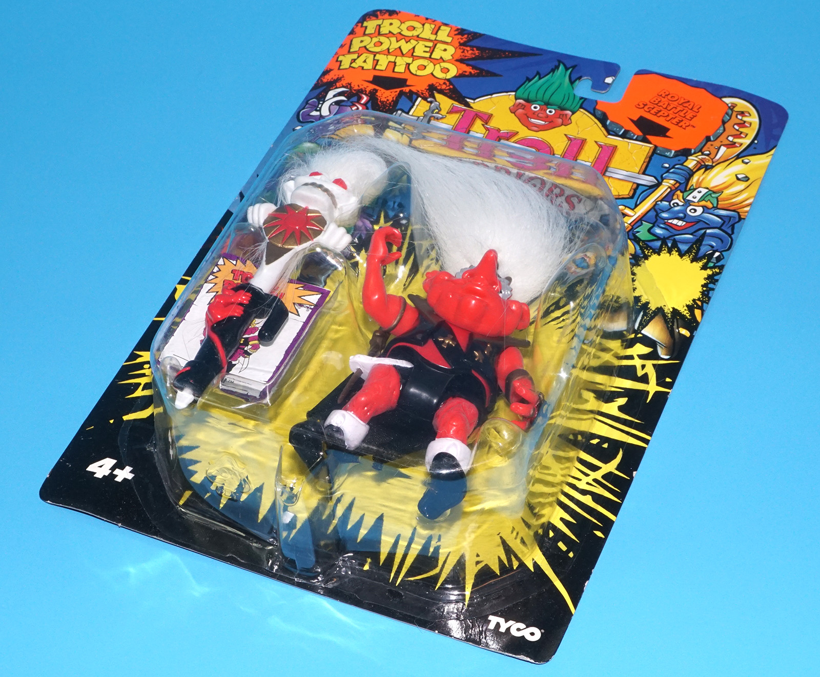 TROLL WARRIORS KING NOLAF MOC MOSC EURO CARD 1993 TYCO - Image 6