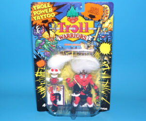 TROLL WARRIORS KING NOLAF MOC MOSC EURO CARD 1993 TYCO