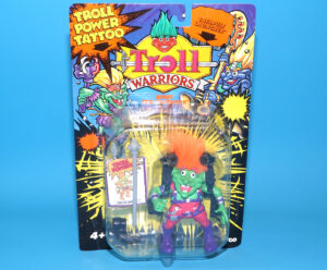 TROLL WARRIORS KNUT THE INVENTOR MOC MOSC EURO CARD 1993 TYCO